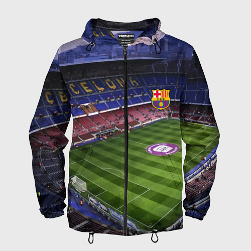 Мужская ветровка FC BARCELONA / 3D-Черный – фото 1