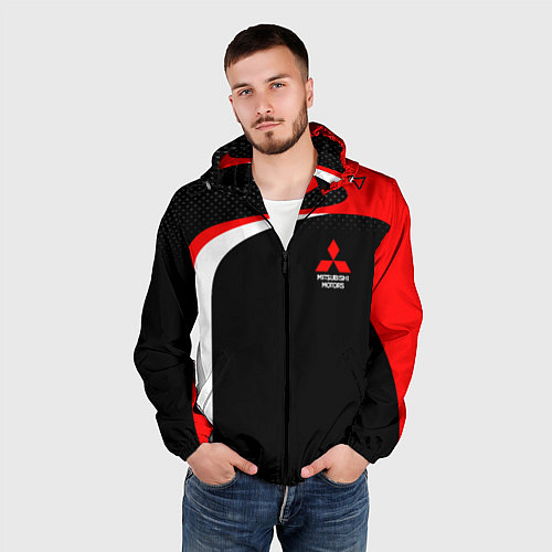 Мужская ветровка EVO Racer uniform / 3D-Черный – фото 3