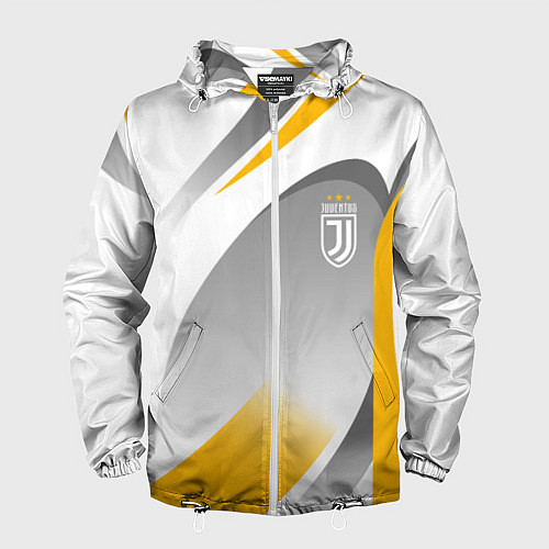 Мужская ветровка Juventus Uniform / 3D-Белый – фото 1