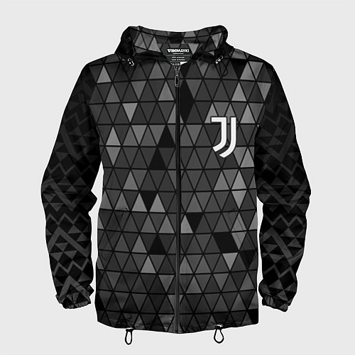 Мужская ветровка Juventus Ювентус / 3D-Черный – фото 1