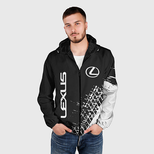 Мужская ветровка LEXUS ЛЕКСУС / 3D-Черный – фото 3