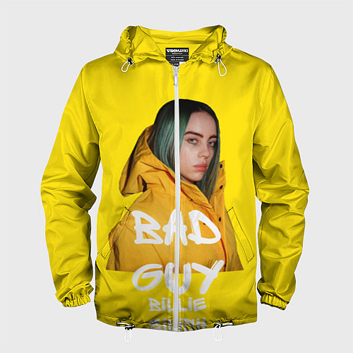 Мужская ветровка Billie Eilish Билли Айлиш / 3D-Белый – фото 1