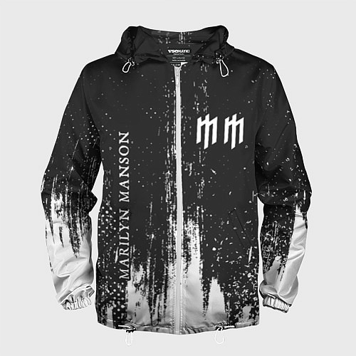 Мужская ветровка MARILYN MANSON М МЭНСОН / 3D-Белый – фото 1