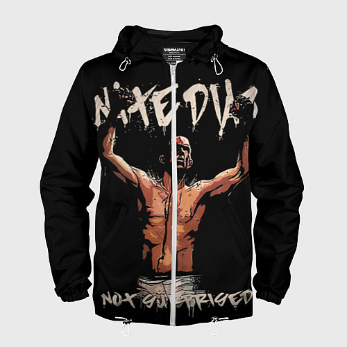 Мужская ветровка Нейт Диас / 3D-Белый – фото 1