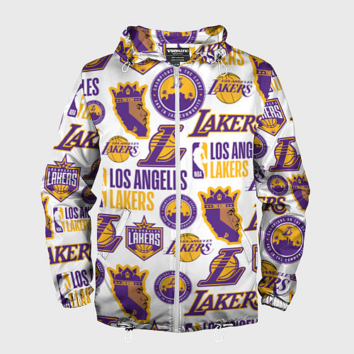 Мужская ветровка LAKERS LOGO / 3D-Белый – фото 1