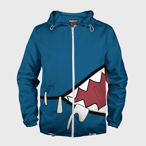 Мужская ветровка Акула gawr gura / 3D-Белый – фото 1