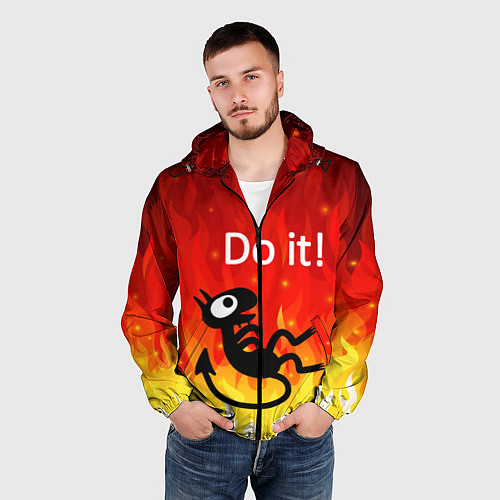 Мужская ветровка РАЗОЧАРОВАНИЕ ЛЮЦИ / 3D-Черный – фото 3