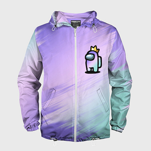 Мужская ветровка AMONG US GRADIENT / 3D-Белый – фото 1