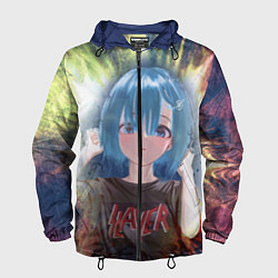 Ветровка с капюшоном мужская Rem Slayer, цвет: 3D-черный