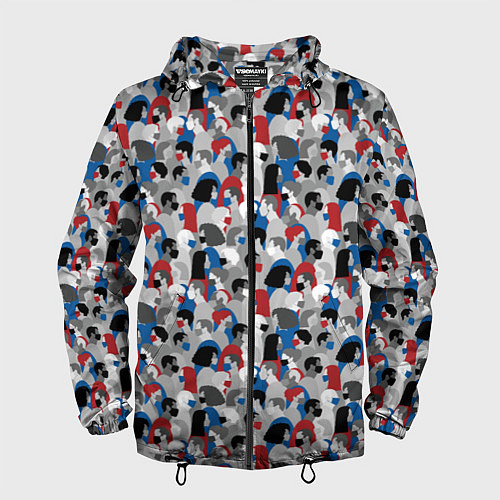 Мужская ветровка Коронавирус / 3D-Черный – фото 1