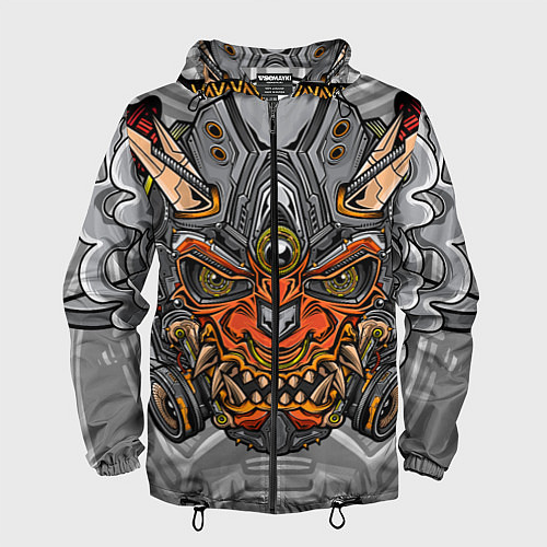 Мужская ветровка Cyber Samurai / 3D-Черный – фото 1
