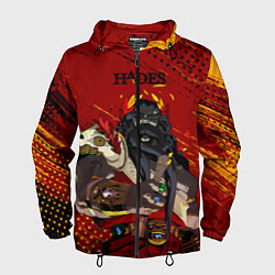 Ветровка с капюшоном мужская Hades - Аид, цвет: 3D-черный