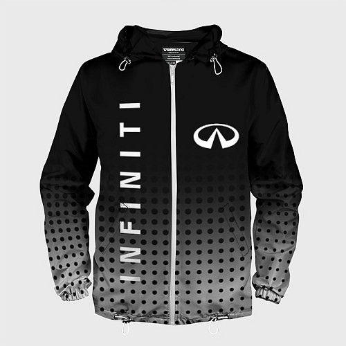 Мужская ветровка Infiniti / 3D-Белый – фото 1