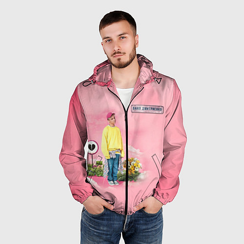 Мужская ветровка Ваня Дмитриенко / 3D-Черный – фото 3