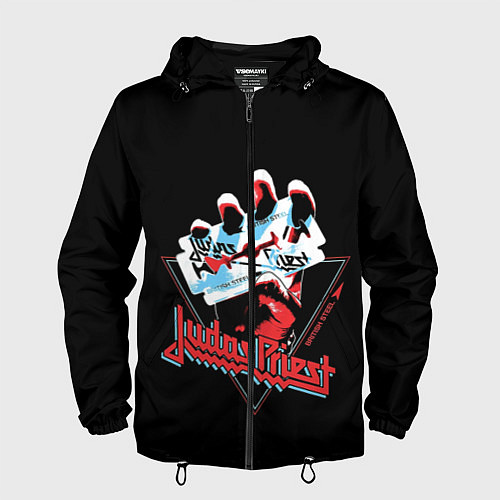 Мужская ветровка Judas Priest / 3D-Черный – фото 1