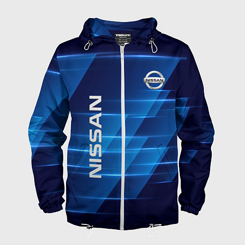 Мужская ветровка Nissan / 3D-Белый – фото 1