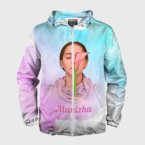 Мужская ветровка Манижа Manizha / 3D-Белый – фото 1