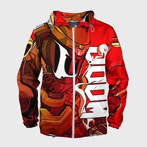 Мужская ветровка DOOM Eternal / 3D-Белый – фото 1