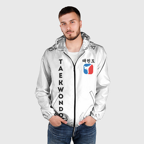 Мужская ветровка Тхэквондо Taekwondo / 3D-Черный – фото 3