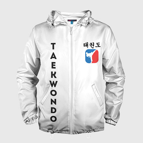 Мужская ветровка Тхэквондо Taekwondo / 3D-Белый – фото 1