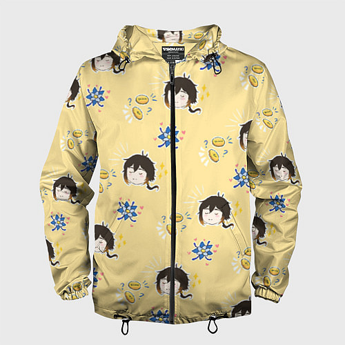 Мужская ветровка Чиби Чжун Ли / 3D-Черный – фото 1