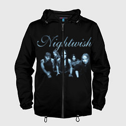 Ветровка с капюшоном мужская Nightwish with old members, цвет: 3D-черный