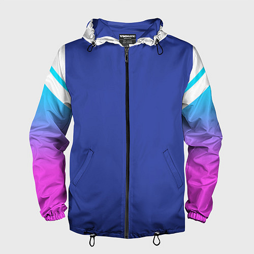 Мужская ветровка NEON GRADIENT FITNESS UNIFORM / 3D-Черный – фото 1