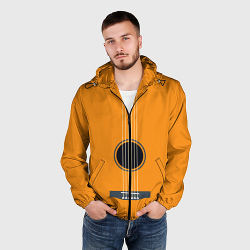 Мужская ветровка ГИТАРА / 3D-Черный – фото 3
