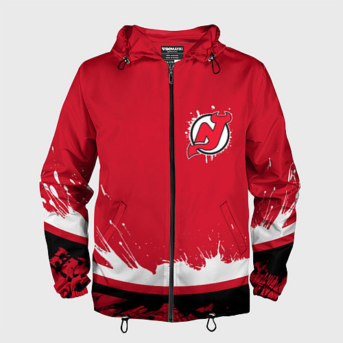 Мужская ветровка New Jersey Devils Ink / 3D-Черный – фото 1