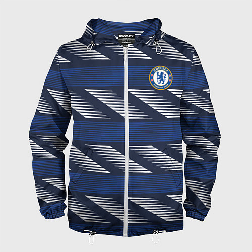 Мужская ветровка FC Chelsea Breathe Training Top 202122 / 3D-Белый – фото 1