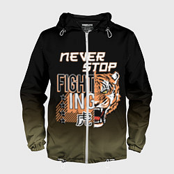 Мужская ветровка FIGHT TIGER тигр боец