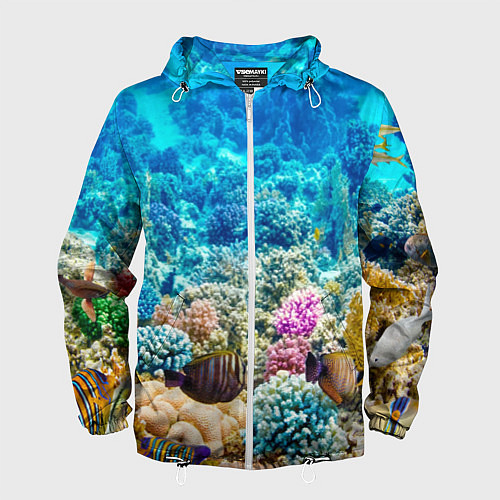 Мужская ветровка Риф / 3D-Белый – фото 1