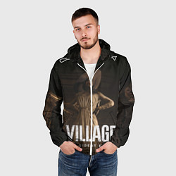 Ветровка с капюшоном мужская RESIDENT EVIL VILLAGE, цвет: 3D-белый — фото 2