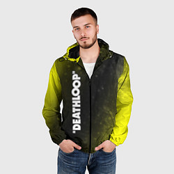 Ветровка с капюшоном мужская Deathloop - Огонь, цвет: 3D-черный — фото 2