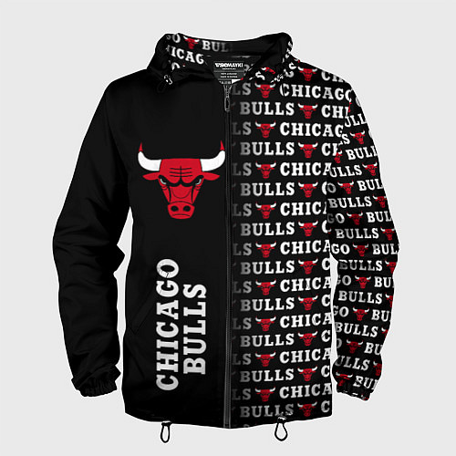 Мужская ветровка CHICAGO BULLS 7 / 3D-Черный – фото 1