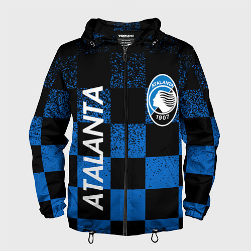 Мужская ветровка FC ATALANTA ФК АТАЛАНТА / 3D-Черный – фото 1