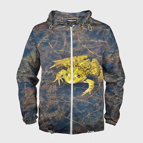 Мужская ветровка Лягушка / 3D-Белый – фото 1