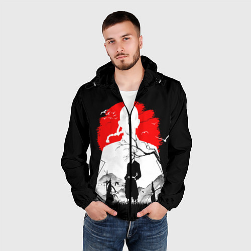 Мужская ветровка Кэн Рюгудзи Токийские мстители / 3D-Черный – фото 3