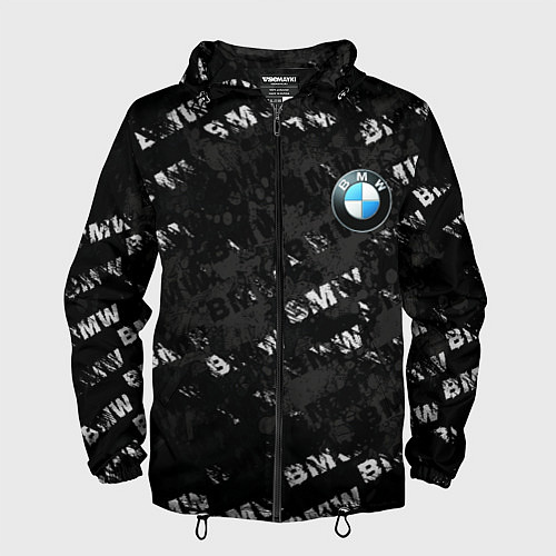 Мужская ветровка BMW / 3D-Черный – фото 1