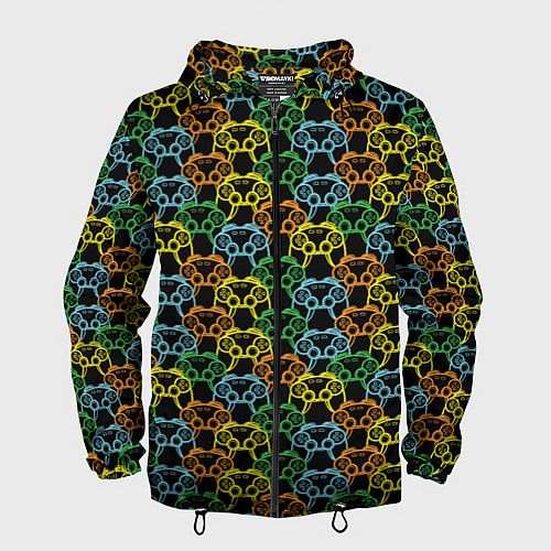Мужская ветровка Gamer / 3D-Черный – фото 1