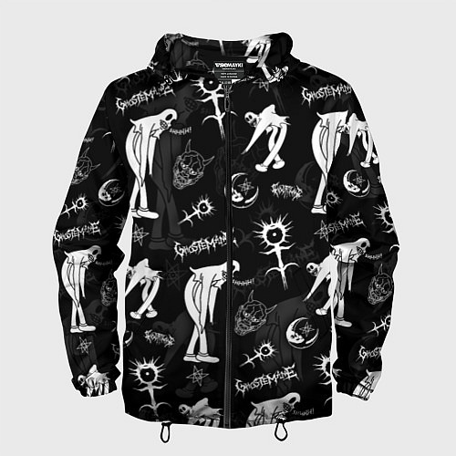 Мужская ветровка Ghostemane / 3D-Черный – фото 1