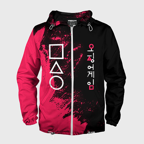 Мужская ветровка Ojingeo Geim / 3D-Белый – фото 1