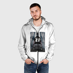 Ветровка с капюшоном мужская TONERCLUB25 КАРТИНА, цвет: 3D-черный — фото 2