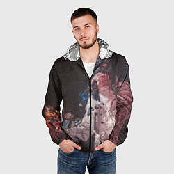 Ветровка с капюшоном мужская Paul de Technoir, цвет: 3D-черный — фото 2