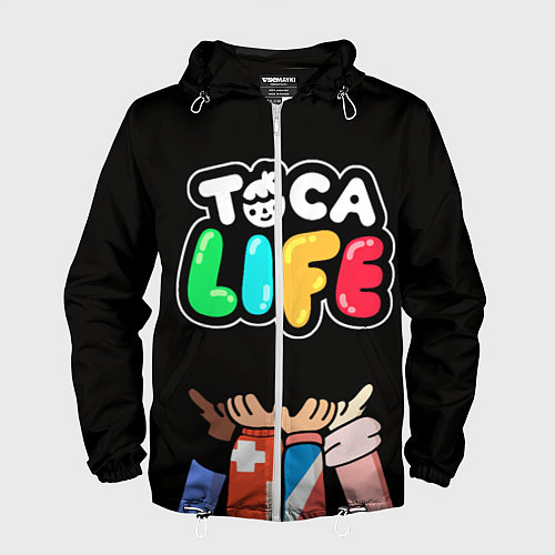 Мужская ветровка Toca Life: Friends / 3D-Белый – фото 1