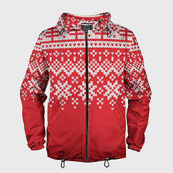 Мужская ветровка Knitted Pattern