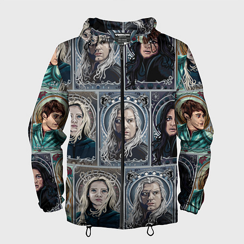Мужская ветровка Ведьмак Сезон 2 Коллаж / 3D-Черный – фото 1