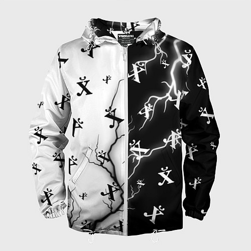Мужская ветровка ПОЙМЕТ ТОЛЬКО РУССКИЙ - Молния / 3D-Белый – фото 1