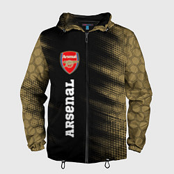 Ветровка с капюшоном мужская АРСЕНАЛ Arsenal - Полутона, цвет: 3D-черный