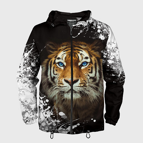 Мужская ветровка Год тигра2022 / 3D-Черный – фото 1